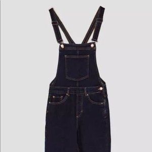 Zara Trafaluc Denimwear NWT Dark Wash Overalls SZ Medium